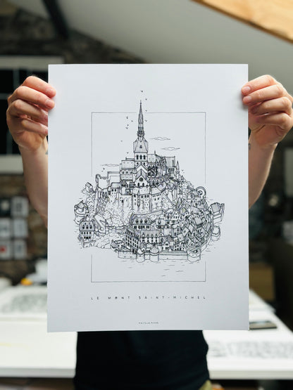 Affiche Le Mont Saint Michel
