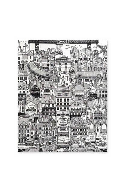 Letterpress Nantes 1900 - édition limitée