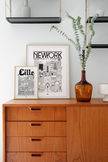 Affiche New York - Docteur Paper
