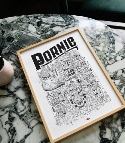 Affiche Pornic - Docteur Paper
