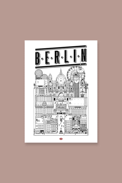 Affiche Berlin - Docteur Paper