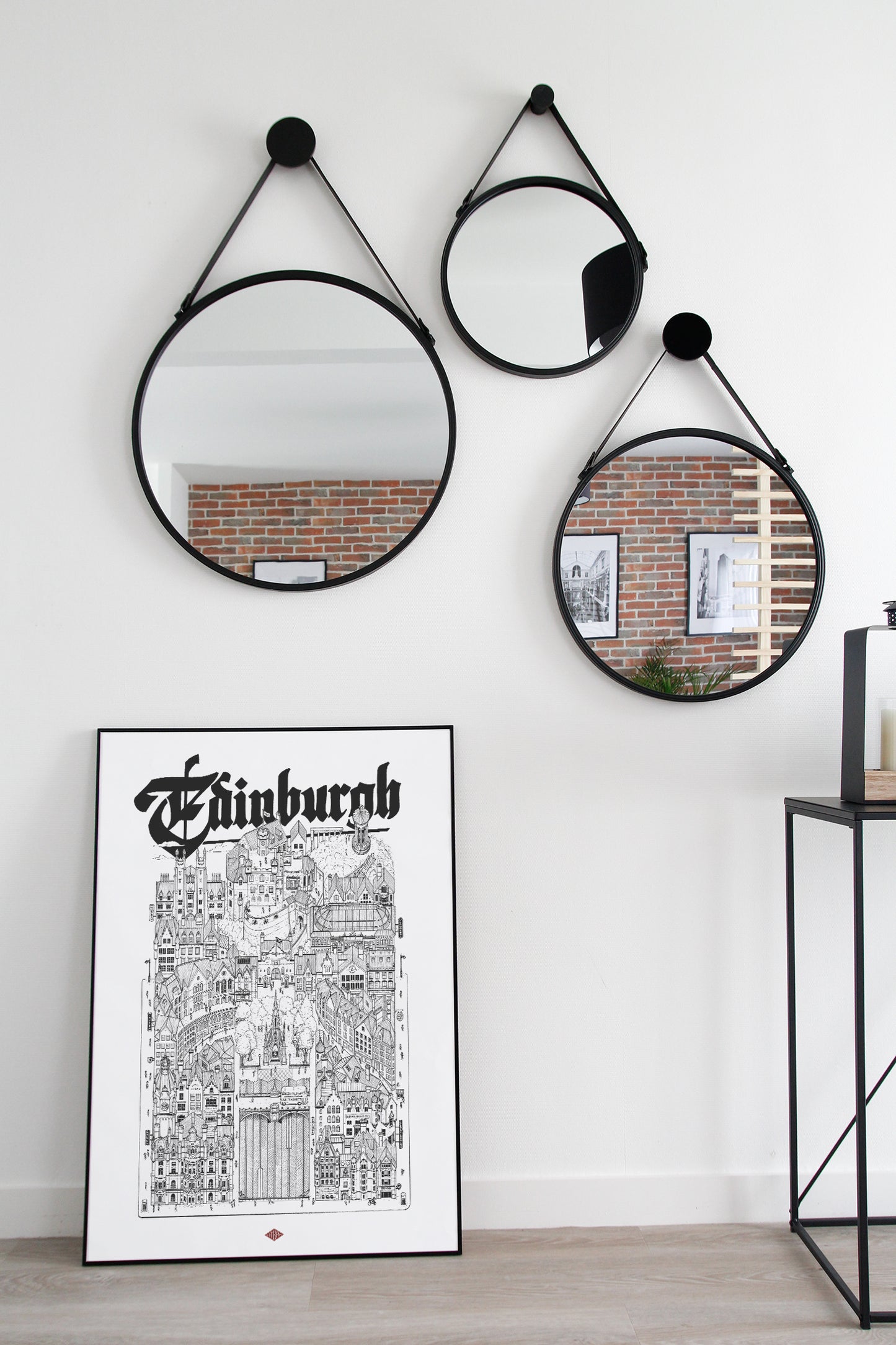 Affiche ville Édimbourg – Illustration de ville - Docteur Paper