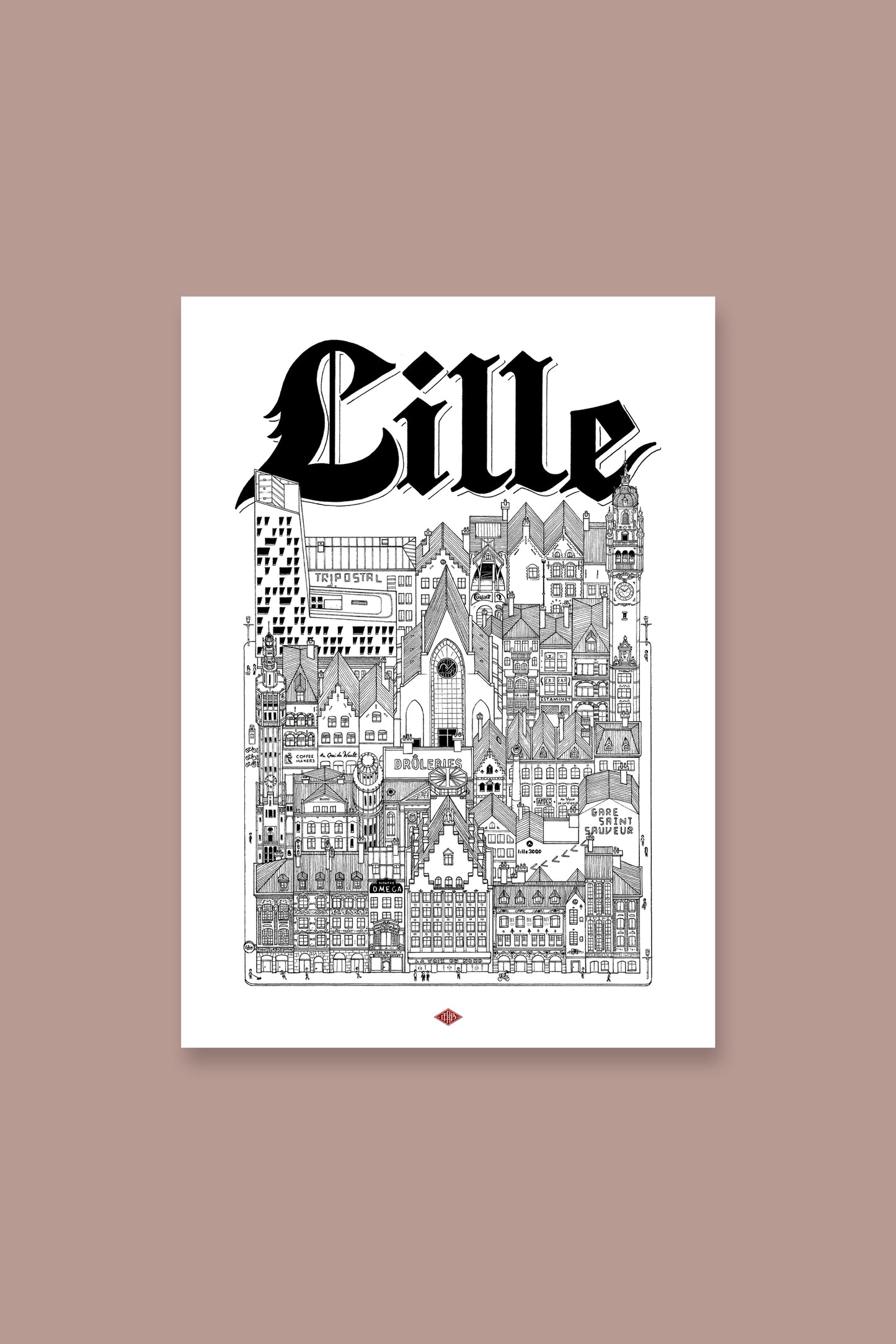 Affiche Lille - Docteur Paper