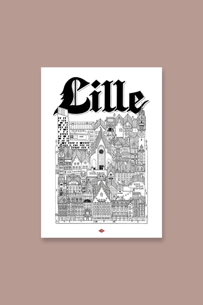 Affiche Lille - Docteur Paper