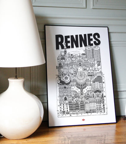 Affiche Rennes - Docteur Paper