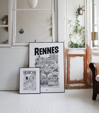 Affiche Rennes - Docteur Paper