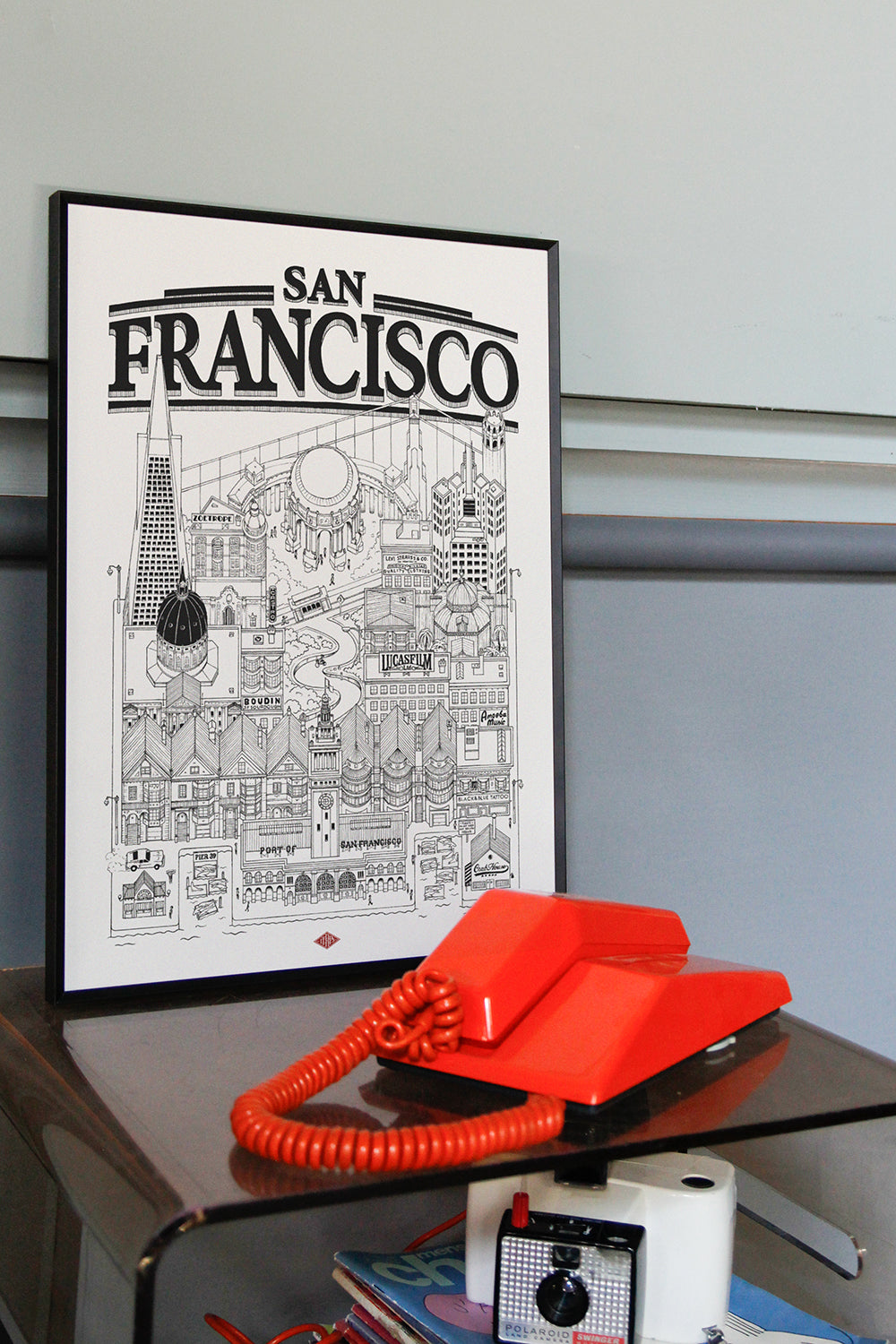 Affiche San Francisco - Docteur Paper