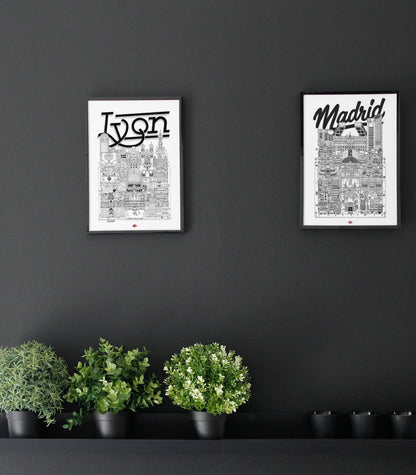 Affiche Lyon - Docteur Paper