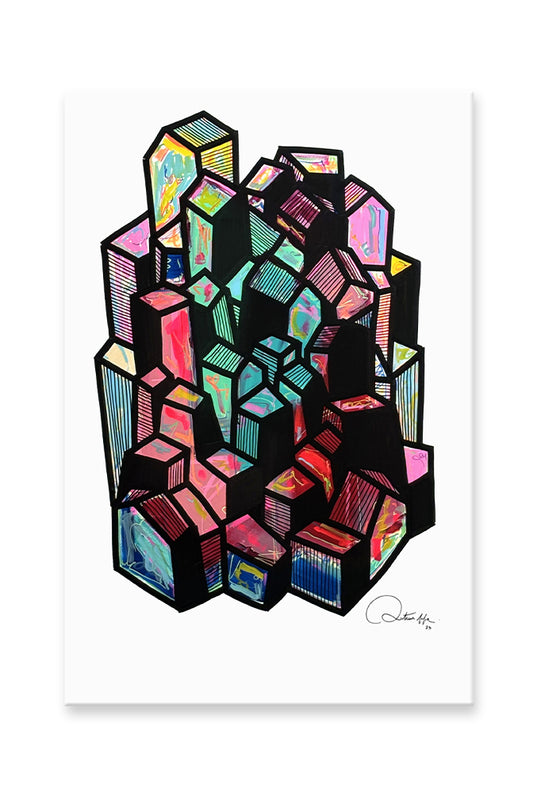 Toile - Villages POLYCHROME#201