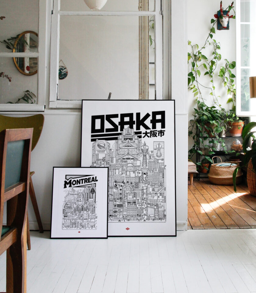 poster d'osaka en taille xl